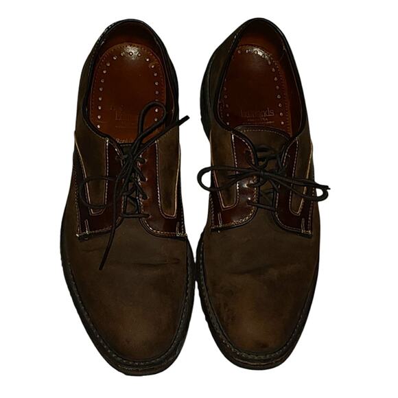 Allen Edmonds Men\'s Brown Leather Berkshire Lace Up Oxfords Shoes Sz 8.5 D USA main image 4